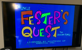 Gioco Fester's Quest Nintendo Nes completo scatola CIB + manuale testato Sunsoft pulito