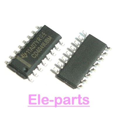 10 PCS CD4049UBM SOP-16 CD4049 SMD16     Inverting  /Converter Chip IC #W1*
