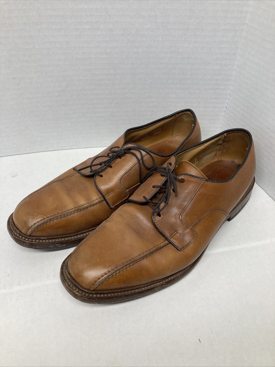 ALLEN EDMONDS Hillcrest Leather Dress Shoes Walnut Brown MENS 11 D