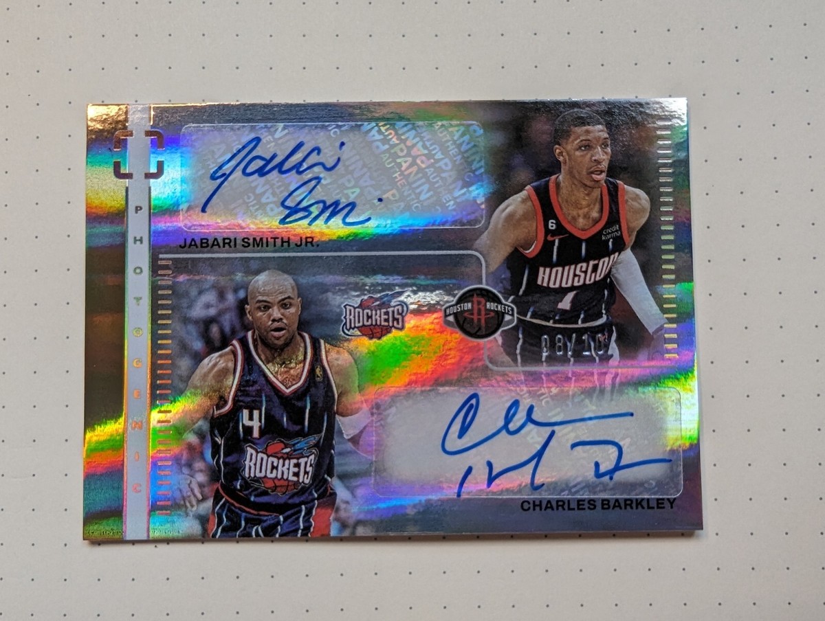2022-23 Panini Photogenic Jabari Smith Jr. Charles Barkley Dual 
