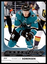 2017-18 Upper Deck Young Guns Marcus Sorensen Rookie San Jose Sharks #237 R52