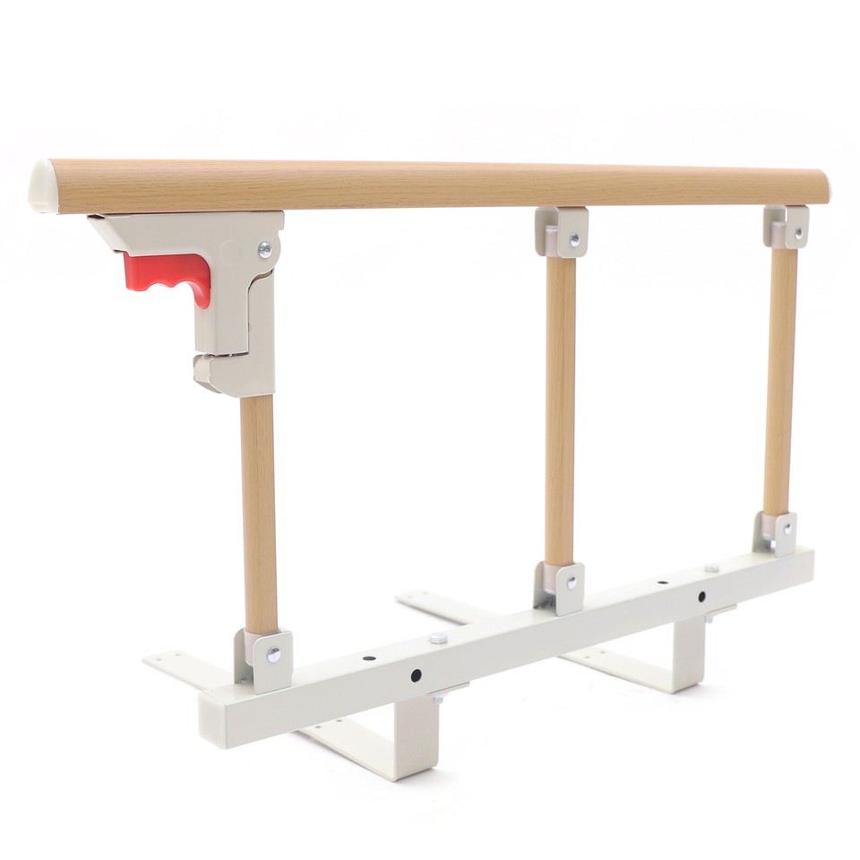 Bed Rails Safety Assist Handle Bed Railing Folding for Elderly Seniors ...