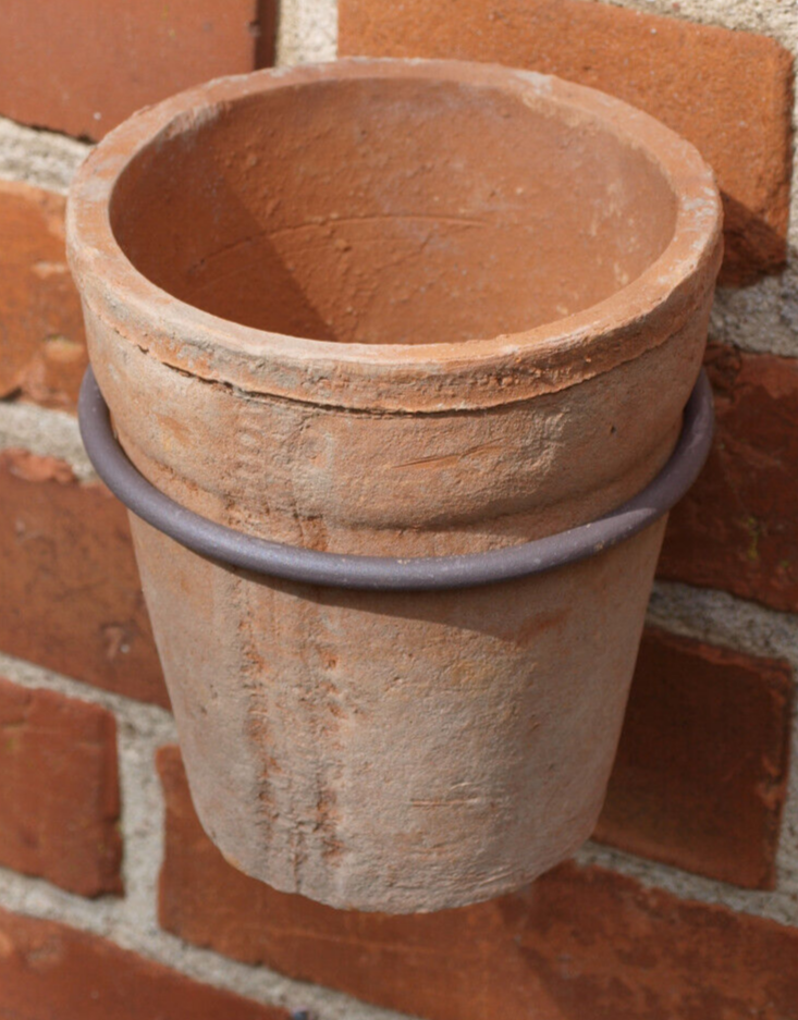 Zeitzone Terracotta Blumentopf-Set – 3 Stück, Mediterraner Look, 12,5x14 Cm, Mit Ablaufloch