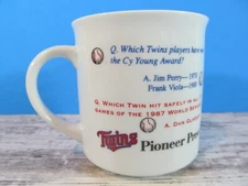 Minnesota Twins Baseball SGA Pioneer Press Sports Trivia Ceramic Coffee Cup Mug