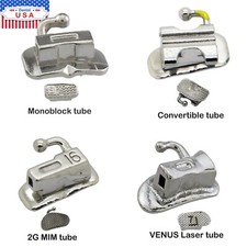 Dental Orthodontic Buccal Tubes 1st 2nd Molar tube Roth MBT 022 Bondable Mesh