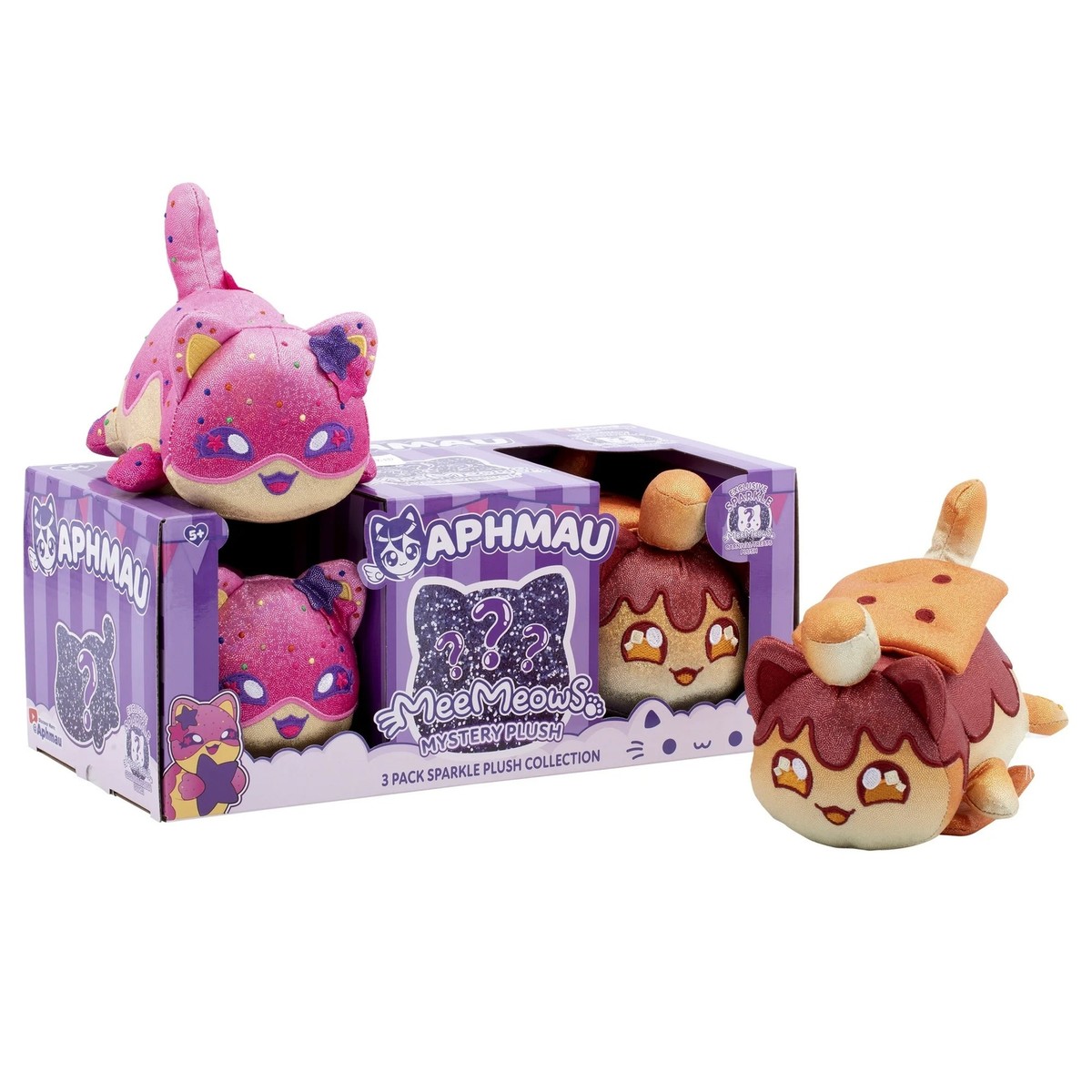 MeeMeows Sparkle Collection Carnival Treats 6-Inch Plush 3-Pack | eBay