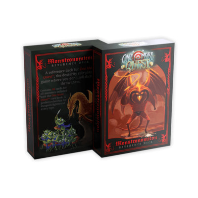 + Horrible Guild + One More Quest RPG - Monstronomicon Reference Deck