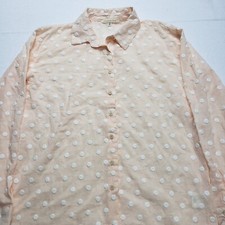 Copper Key Women s Size XS Blouse Plaid Butto...
