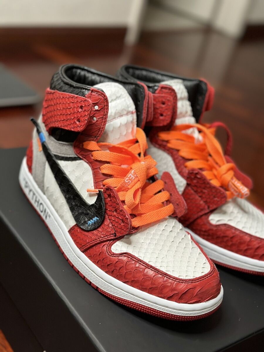 The Shoe Surgeon x Air Jordan 1 Lux Chicago Off-White Python The Shoe Surgeon x Air Jordan 1 Lux Chicago Off-White Python