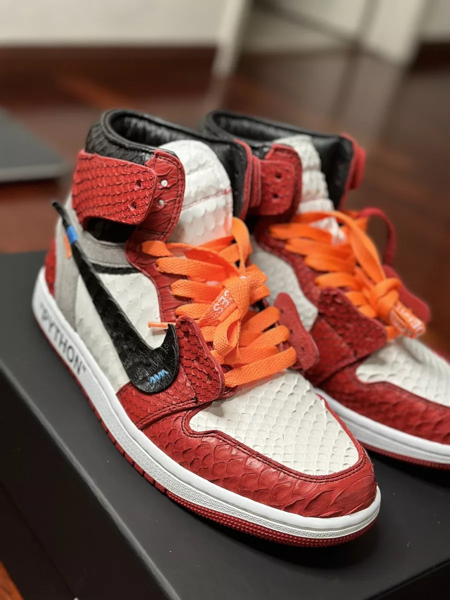The Shoe Surgeon x Air Jordan 1 Lux Chicago Off White Python Nike