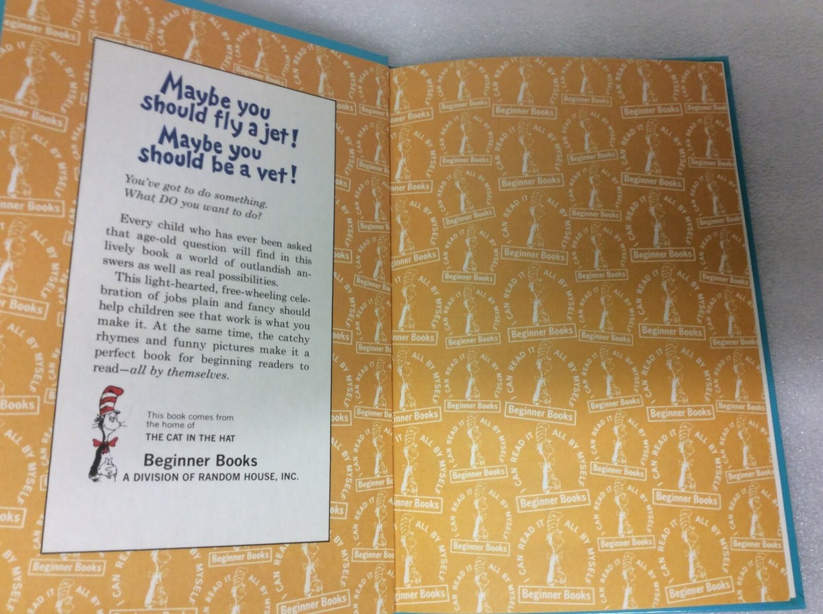 Maybe You Should Fly A Jet by Theo LeSieg Dr Seuss 1980 First