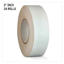 24 PACK GAFFERS STAGE TAPE - WHITE - 2 INCH X 60 YARDS FULL CASE 