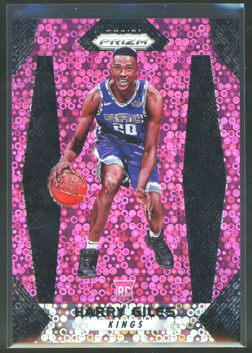 2017-18 Panini Prizm Harry Giles Pink Disco RC 13/50 #28