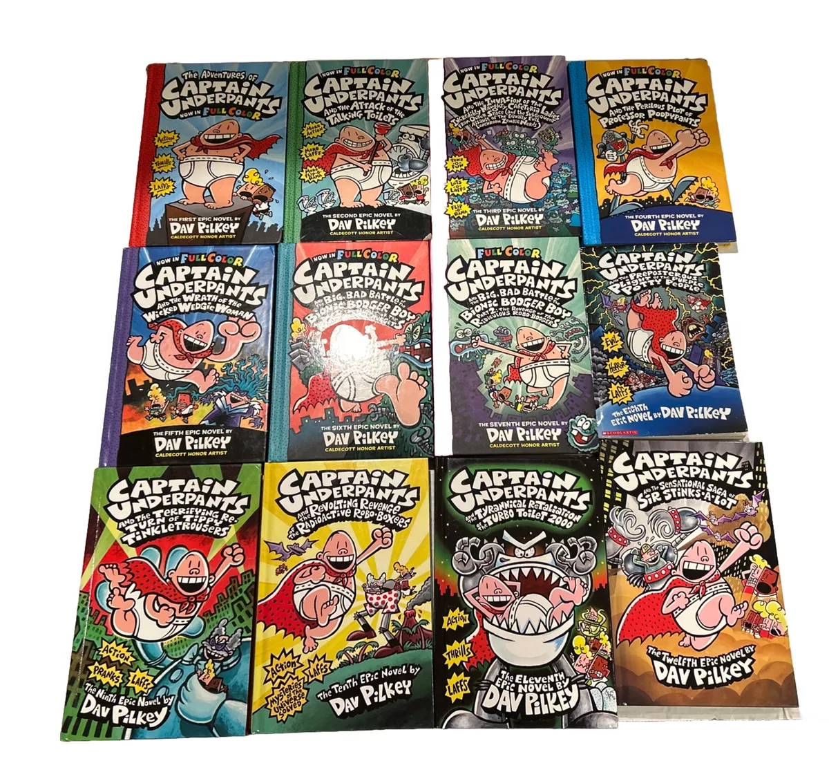 Captain underpants 12 book set deals