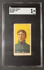 1909-11 T206 - Addie Joss - HOF - Sweet Caporal 150/30 - SGC 1 PR