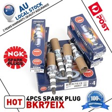 4X NGK SPARK PLUGS Part Number BKR7EIX No. 2667 Iridium IX Genuine 99917018390