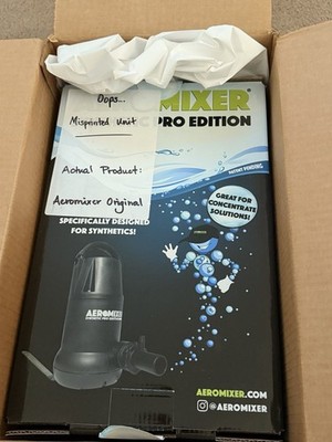 Brand New Aeromixer Original - Factory Sealed in Misprinted Packaging