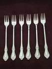 6 Sterling Silver Joan of Arc Cocktail Forks  International Silver 107 grams