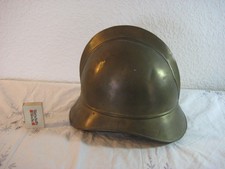 Antiker Messing Feuerwehr Helm aus Sammlung
