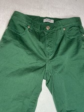 Vintage Moschino Jeans DONNA Green Pants Size 27 Made in Italy