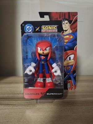 DC x Sonic The Hedgehog KNUCKLES as SUPERMAN Wave 2 Action Figure Jakks Pacific