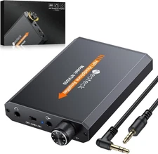 Neoteck Portable 3.5mm Headphone Amplifier Two-Stage Gain Switch, Black 