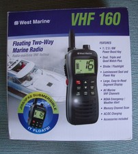 West Marine VHF 160 Floating Two-Way Marine Radio