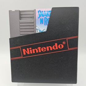 Snake Rattle 'N' Roll (NES) PAL Cartridge + Manual & Sleeve &ndash; Genuine Nintendo