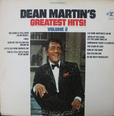 LP Dean Martin Dean Martins Greatest Hits, Volume 2 NEAR MINT Reprise Record