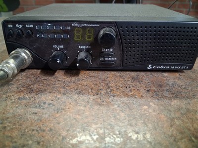 Cobra 18 WX ST II Mobile CB Radio SoundTracker & Weather Channels w/ Mic 