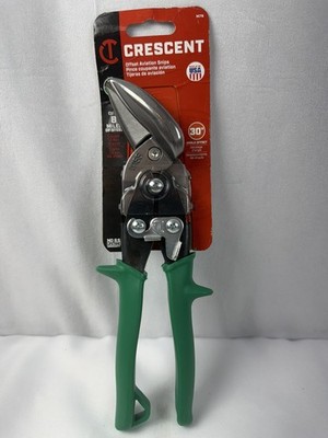 Crescent Wiss 9-1/4'' Offset Straight & Right Cut Aviation Snips M7R  **NEW**