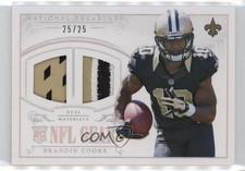 2014 Panini National Treasures Dual Prime 25/25 Brandin Cooks #RGD-BC 0m0
