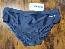 Sporti Mens Swim Brief Blue Size 34 NEW NWT S...