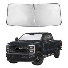 Autovir Windshield Sun Shade Fit for 2017-2024 2025 2026 Ford F250