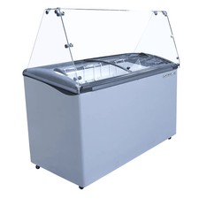 Beverage Air 50" 8 Flavor Ice Cream Dipping Cabinet Freezer w/Sliding Lid