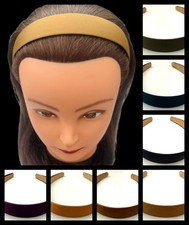NEW SATIN HEADBAND 1-inch WIDE SELECT COLOR FREE USA SHIPPING