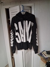 Men s Size M Saint Black Hoodie Graphic Print...