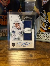 2013-14 PANINI ROOKIE ANTHOLOGY HOCKEY JORDAN SCHROEDER ROOKIE AUTO /249 #189