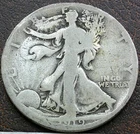 US 1919-S Walking Liberty Half Dollar  **