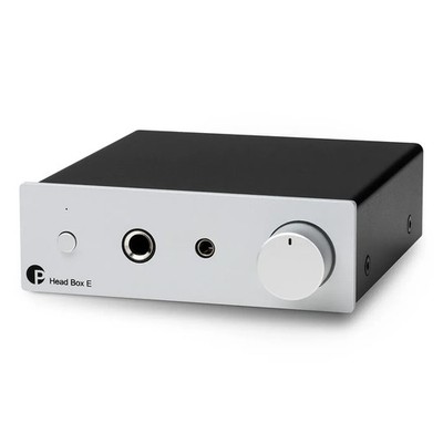 Pro-Ject Head Box E Micro Sized Headphone Amplifier Hi-Fi - Silver OPEN BOX