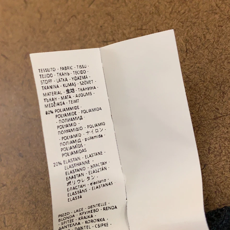 Intimissimi 女式中号黑色蕾丝自爱内裤全新带标签 — 第 4/4 张图片