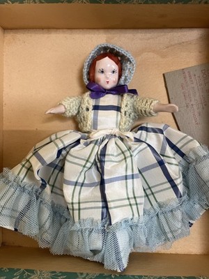 Vtg 1940s 7'' Ruth Gibbs, September Play Friend #509P Redhead Doll w Label & Box