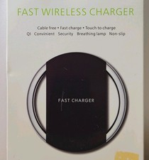 Cargador inalámbrico Qi Speed Demon almohadilla de carga rápida para iPhone Samsung