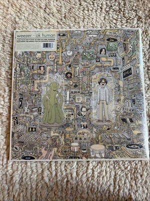 WEEZER ''OK Human'' Ltd Ed Alien Slime Green Vinyl LP (Limited To 2000) ***NEW***