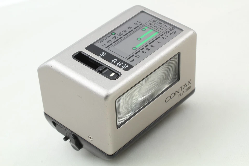 [Near MINT] Contax TLA200 Silver Shoe Mount Flash For G1 G2 From JAPAN - Image 4 of 4