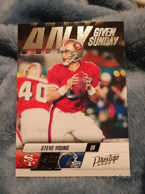 2022 Prestige Steve Young Any Given Sunday #8 - Forty Niners GREAT CARD!  