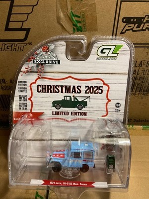 Greenlight Hobby Exclusive Christmas 2025  1974 Jeep DJ-5 US MAIL truck