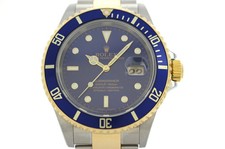 Rolex Rolex Submariner 16613 K18Yellow Gold / Stainless Steel 40mm Blue Dial #DW073