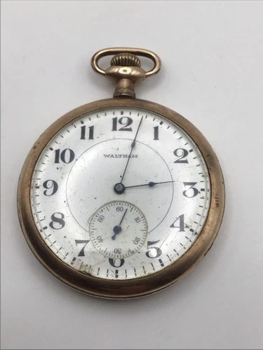 Antique Waltham Pocket Watch Model 1894 Grade 210 Gold Filled Wadsworth Case