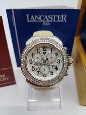 Lancaster Italy Wrist Watch .94 Carats Diamonds Watch